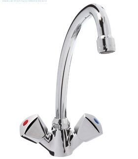 ONE HOLE TAP “U” SPOUT Ø18X180, STAR HANDLE